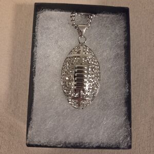 BADA BLING FOOTBALL NECKLACE